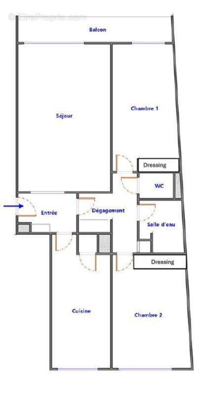 Appartement à NANTERRE