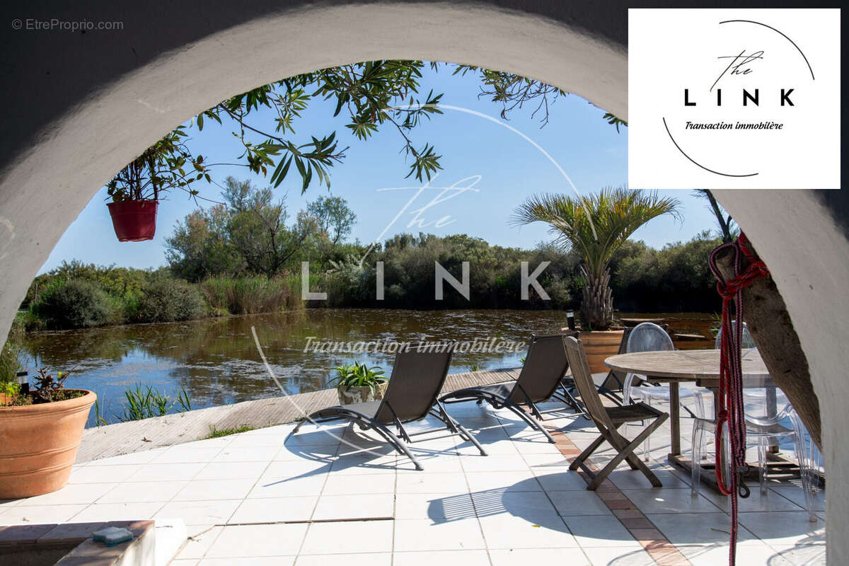 la terrasse - Maison à SAINTES-MARIES-DE-LA-MER