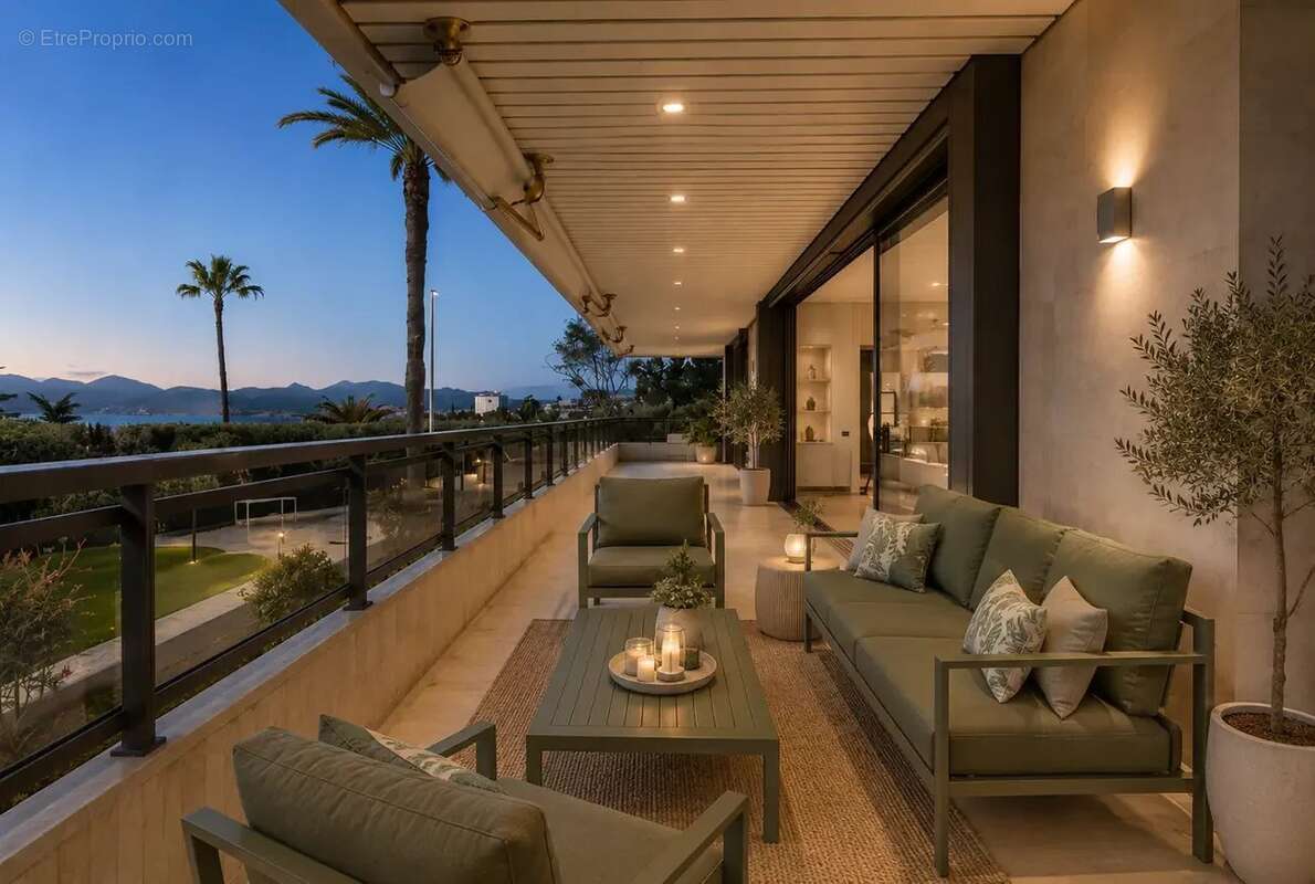 Cannes vente vaste appartement 6 pièces proche plages - photo 3