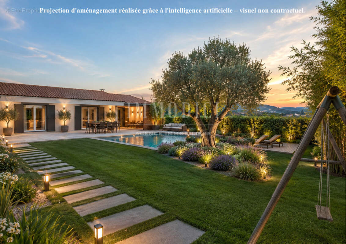 Villa familiale de plain-pied et sa jolie vue sur les collines - photo 22