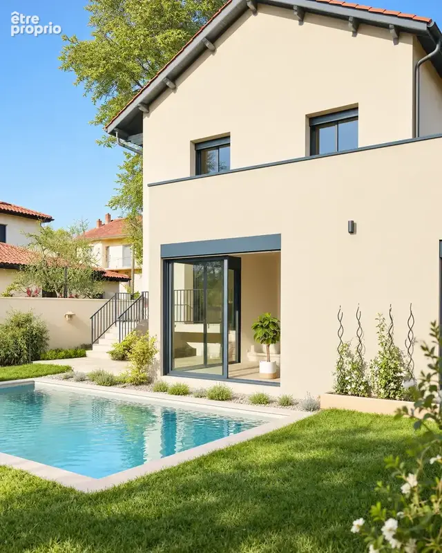 Lyon 5 - Centre Point du Jour - belle maison contemporaine de 175 m2 avec piscine - photo 2