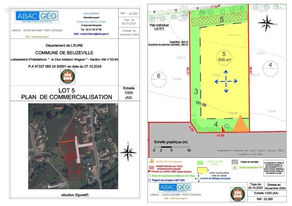 Terrain à BEUZEVILLE