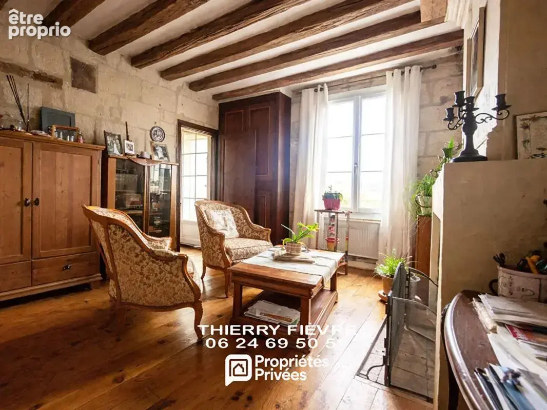 A vendre - coeur de village chouzé sur loire maison 6 pièces 130 m2  terrasse  jardin cave - photo 4