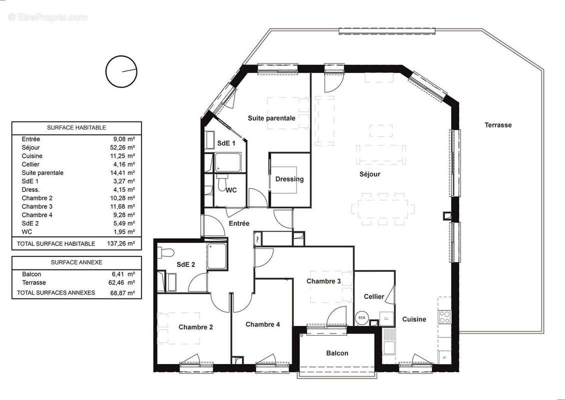 Appartement à MERIGNAC