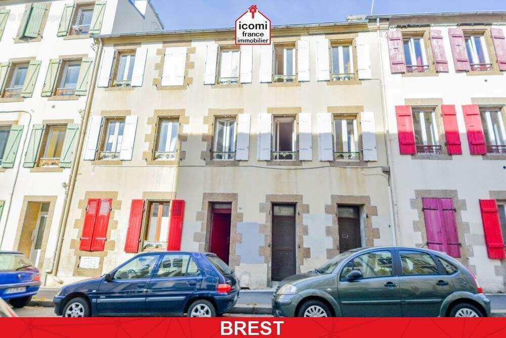 Finistere - brest (29200) - a vendre - appartement t2 44m² - 1 chambre - dalle beton - terrasse et jardin - cave betonee - locat - photo 3