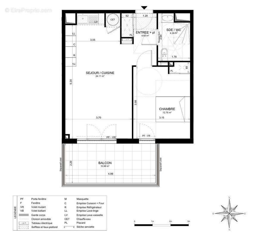 Appartement à LE CANNET