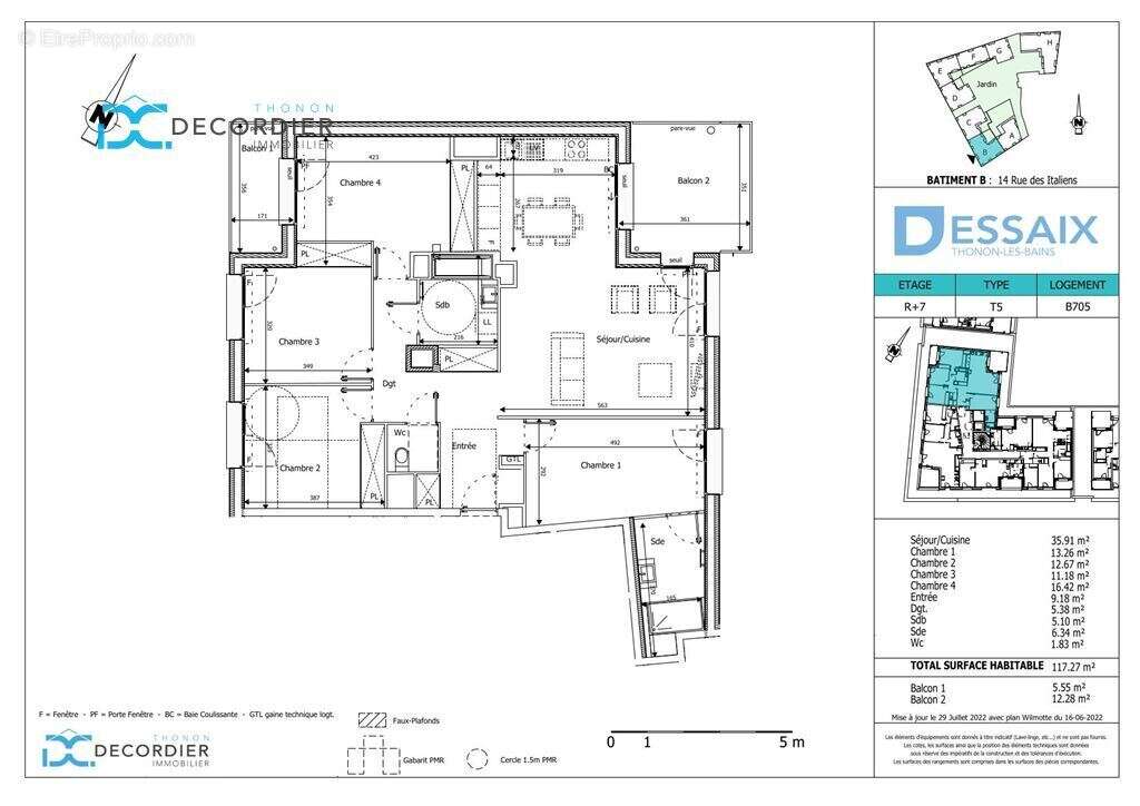 À vendre appartement t5 neuf – thonon - photo 2