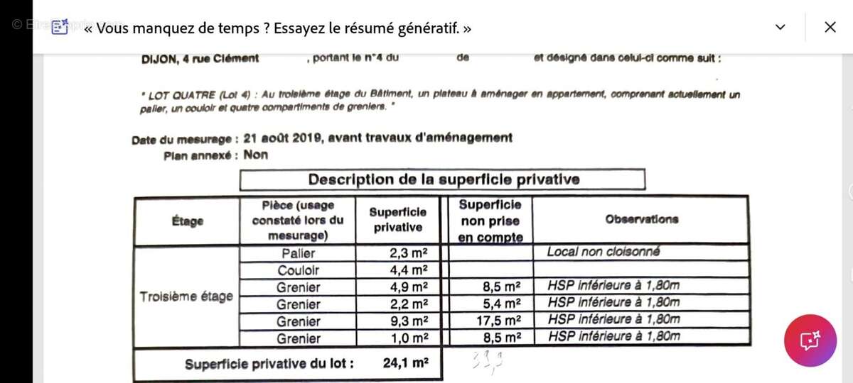 Appartement à DIJON