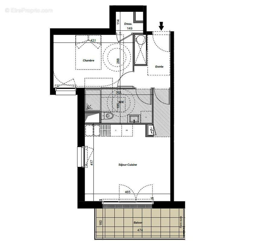 Appartement à VAUX-SUR-MER