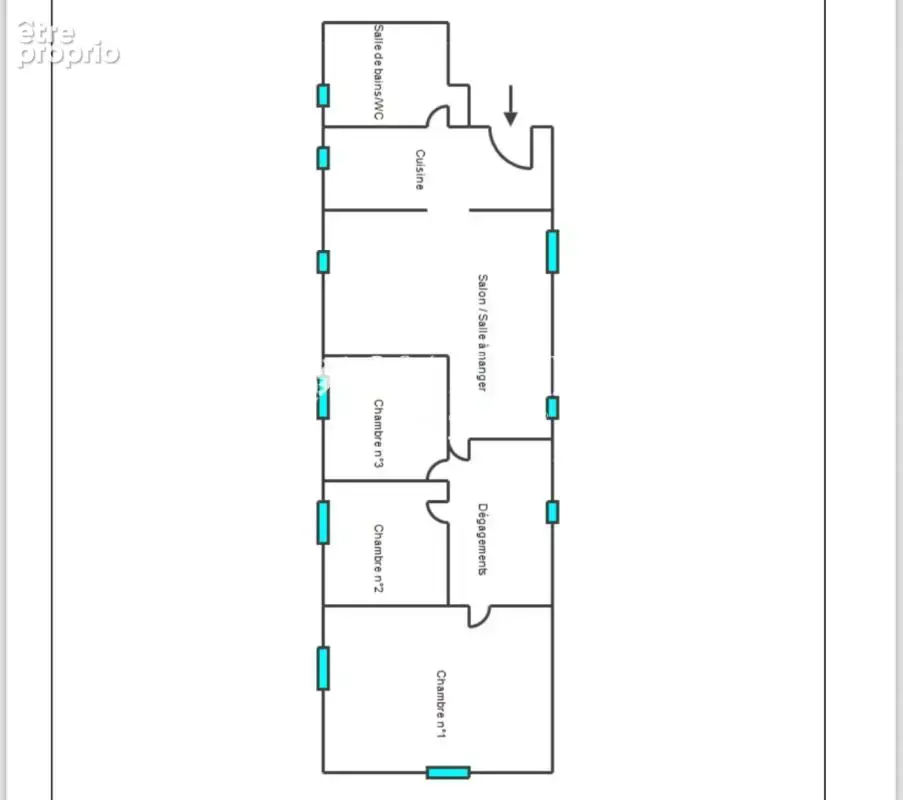 3%COM Appartement F4 avec 3 chambres au centre de Hochfelden - photo 10