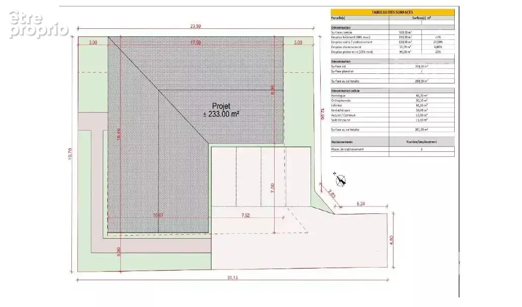 Terrain constructible viabilise - 500 m² pour maison paramedicale joue centre - photo 2