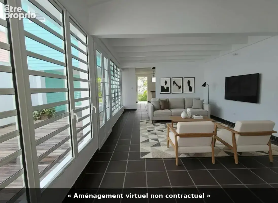 Duplex F4  160 m2 -Jardin piscinable - Résidence sécurisée - 800m plage Trois ilets - photo 11