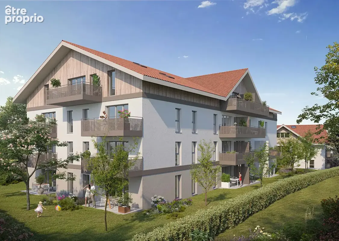 Appartement neuf La Roche Sur Foron 2 pièce(s) 40.71m2 + Balcon 6,3m² - photo 2