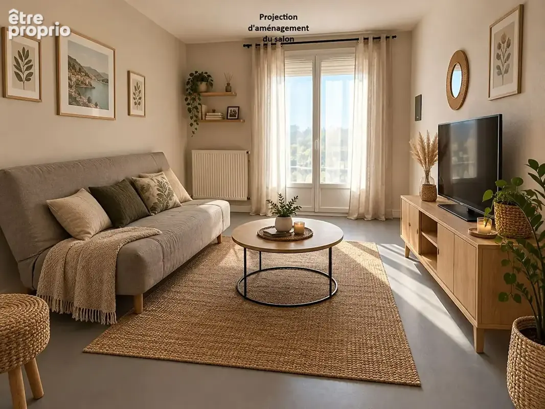 ROANNE - Résidence Edgar Quinet - T3 de 53 m² avec ascenseur - photo 2