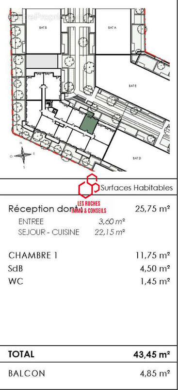 Appartement à DAMMARIE-LES-LYS