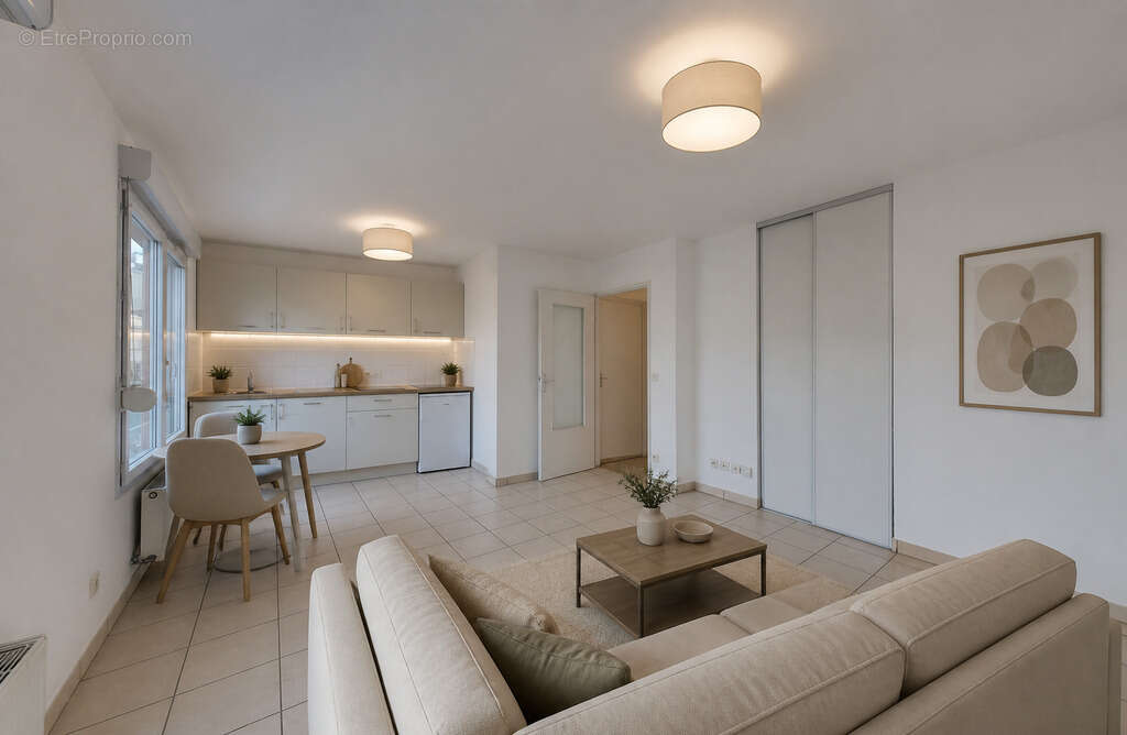 Studio de  31m2 au 4eme etage grenoble vigny musset - photo 3