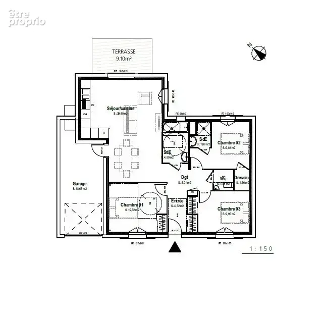 BREUIL-LE-SEC – Pavillon neuf à personnaliser sur 672 m² de terrain - photo 3