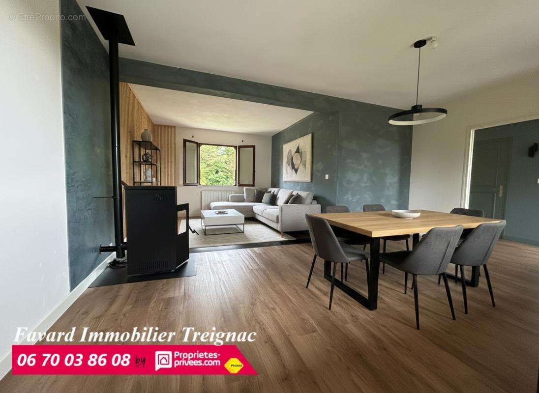 Maison  120 m²  3 chambres - garage  et  jardin plat  850 m² 19 260 TREIGNAC - photo 4