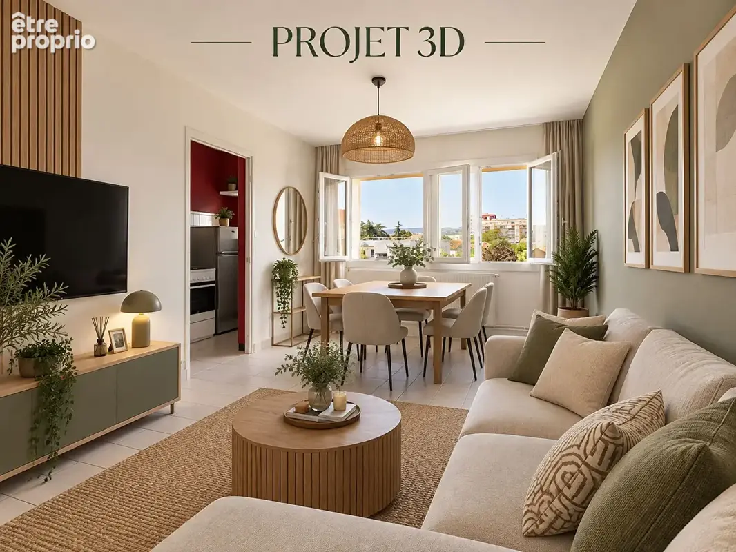 Appartement  rénové T4 - 60 m2 quartier Montplaisir - photo 5