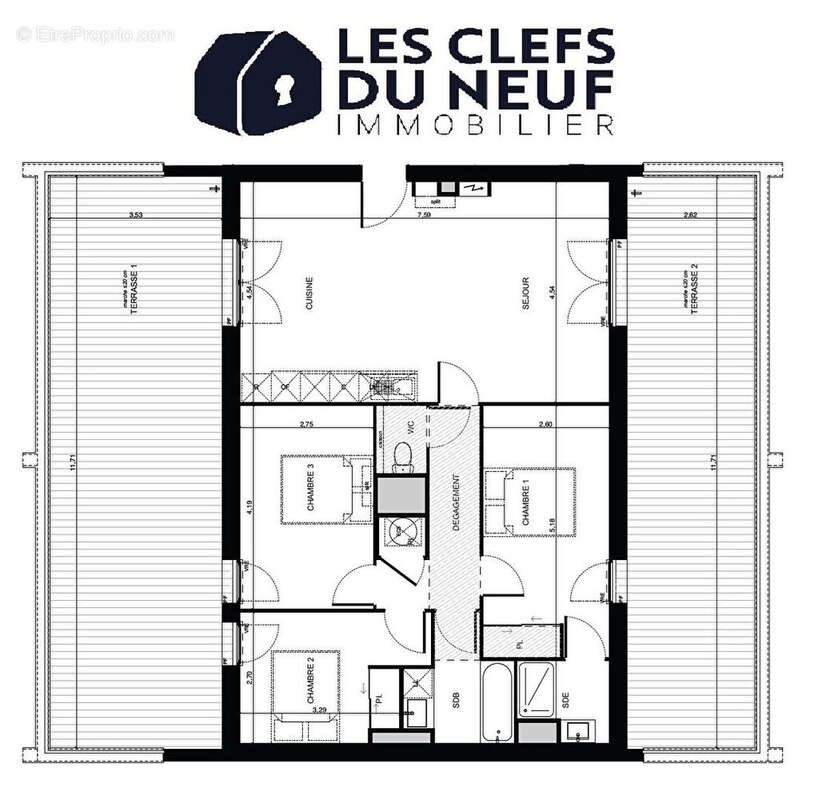 Appartement à PIBRAC