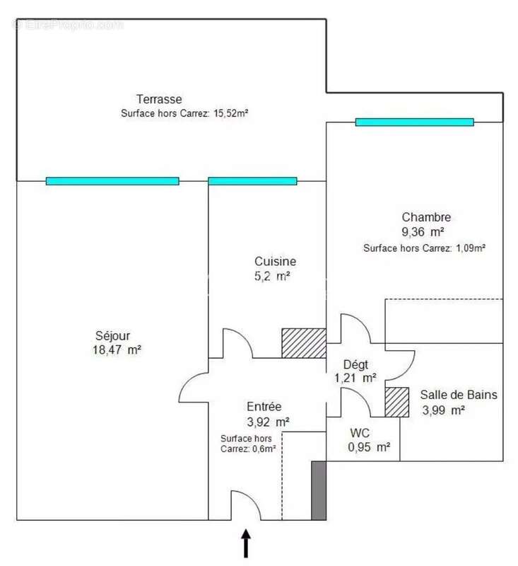 Appartement à BEAUSOLEIL