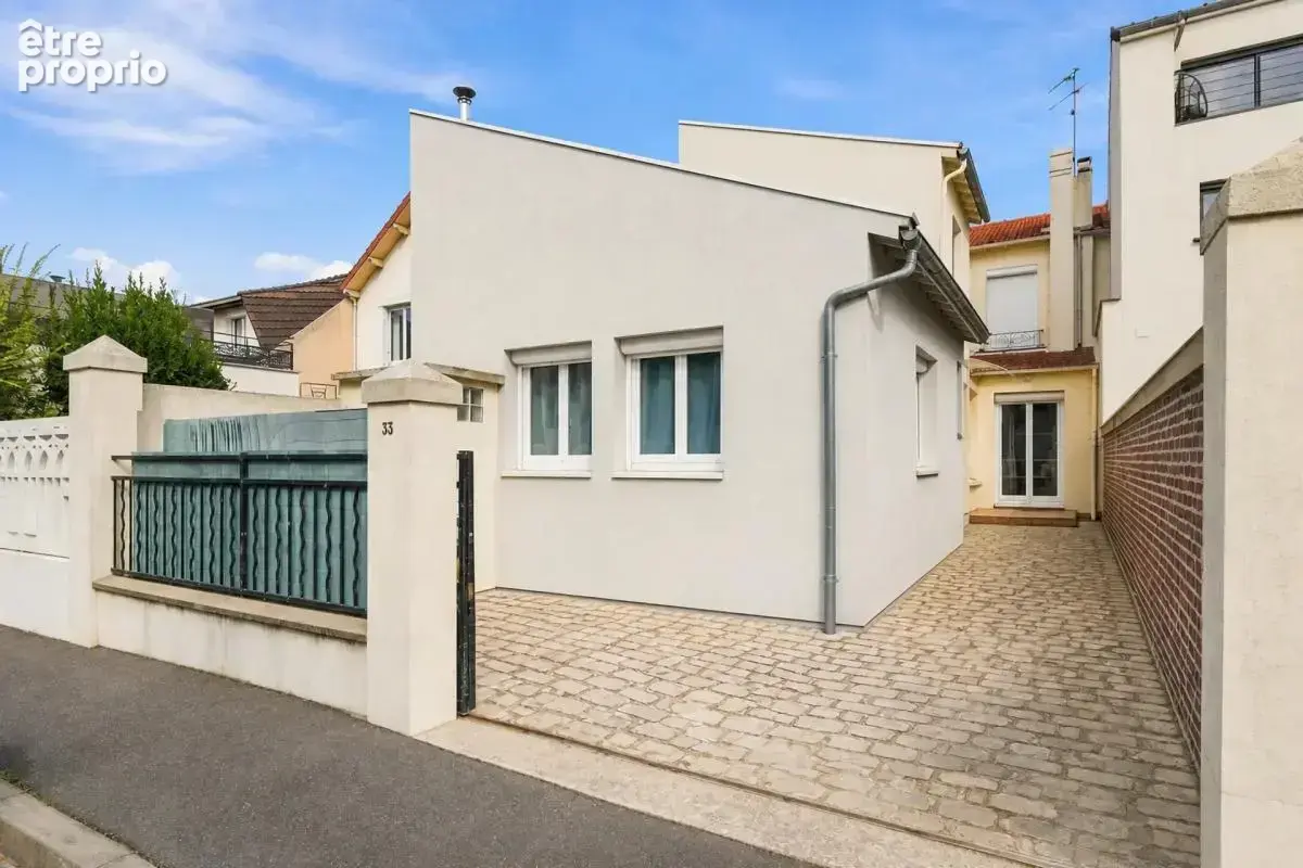 92240 – malakoff – maison de caractère 149 m² – cour – 2 studios indépendants – sous-sol total – double accès – proximité paris - photo 14