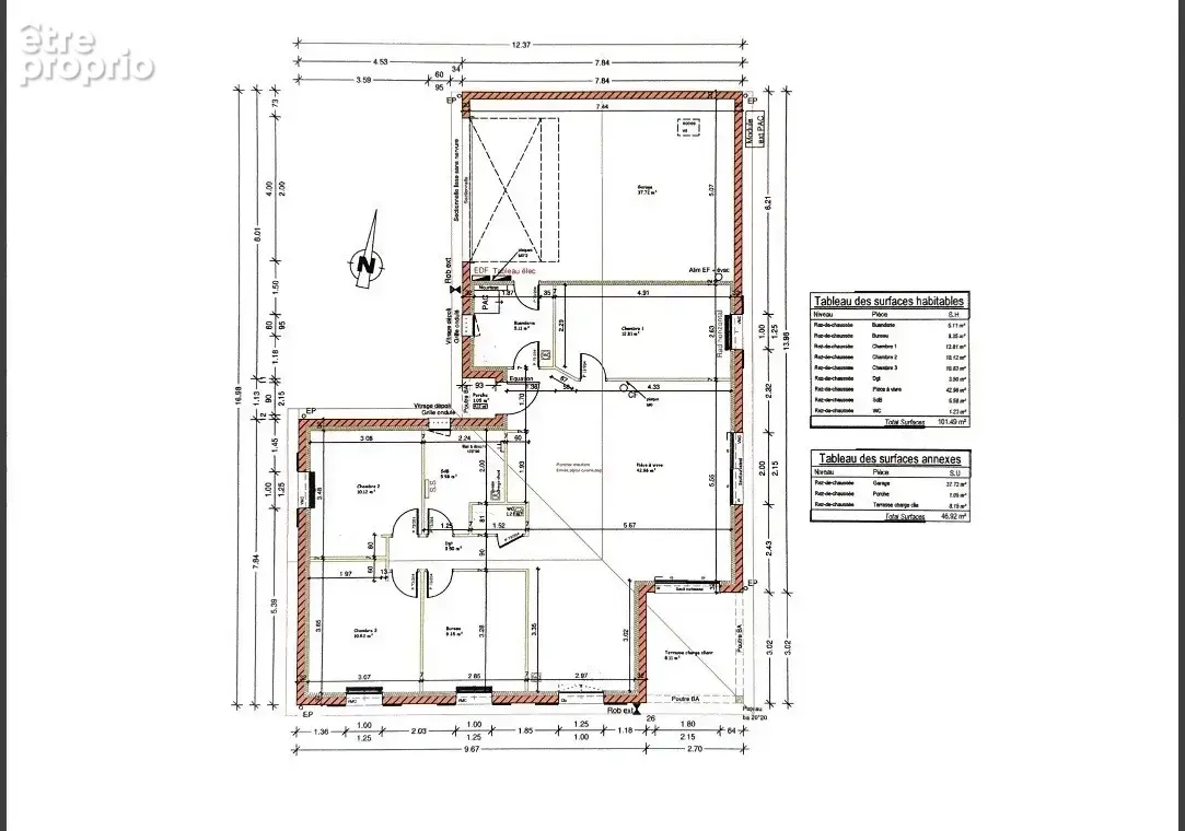 Maison 5 pièces 101 m² à vendre à Beny (01370) - photo 2