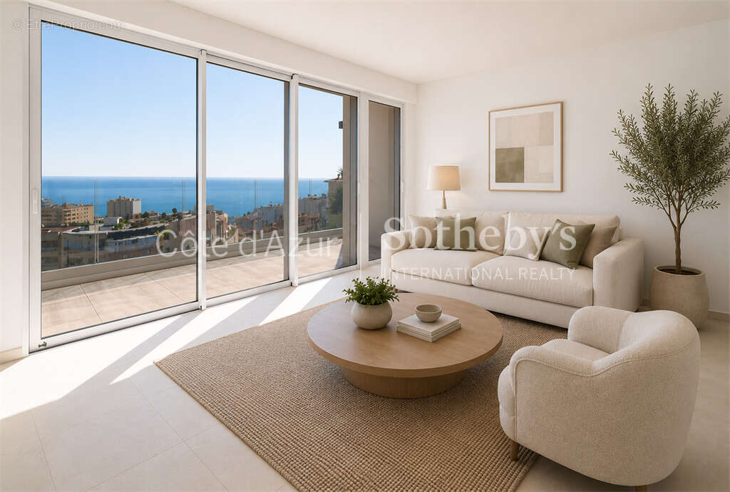 Beausoleil appartement 4 pièces 134 m² dernier étage toit terrasse proche Monaco immeuble récent - photo 7