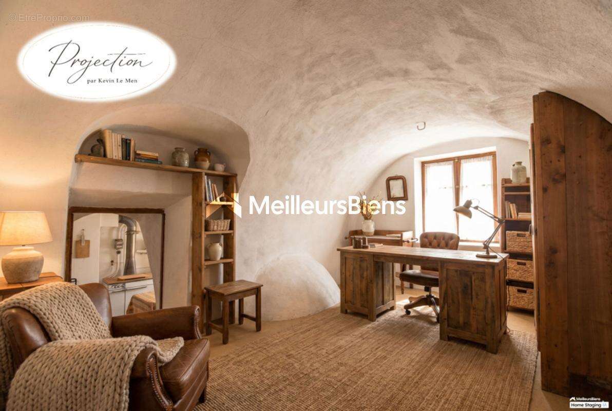 Maison de village, mitoyenne, à Névache, 140 m², 4 chambres, petit jardin, cave voûtée et cheminée - photo 22