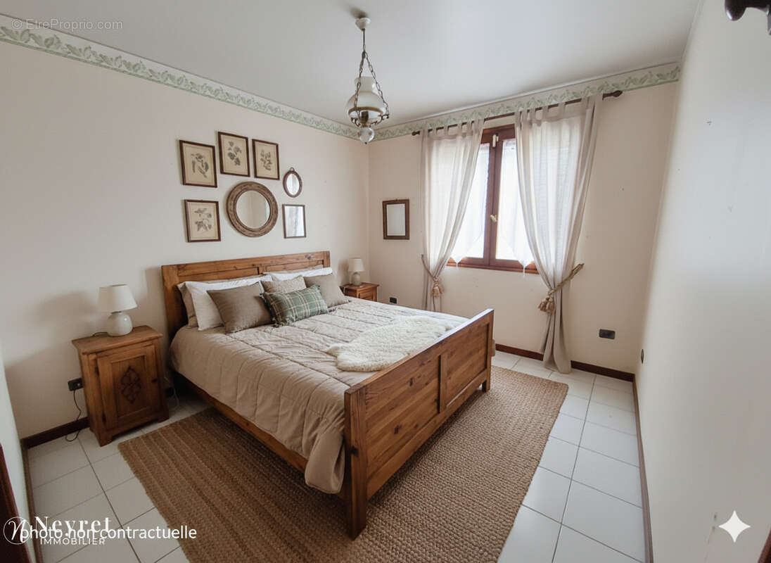 Maison individuelle de plain pied de 107m2, 4 chambres, 62m2 de garage, terrain de 1886 m2 - photo 7