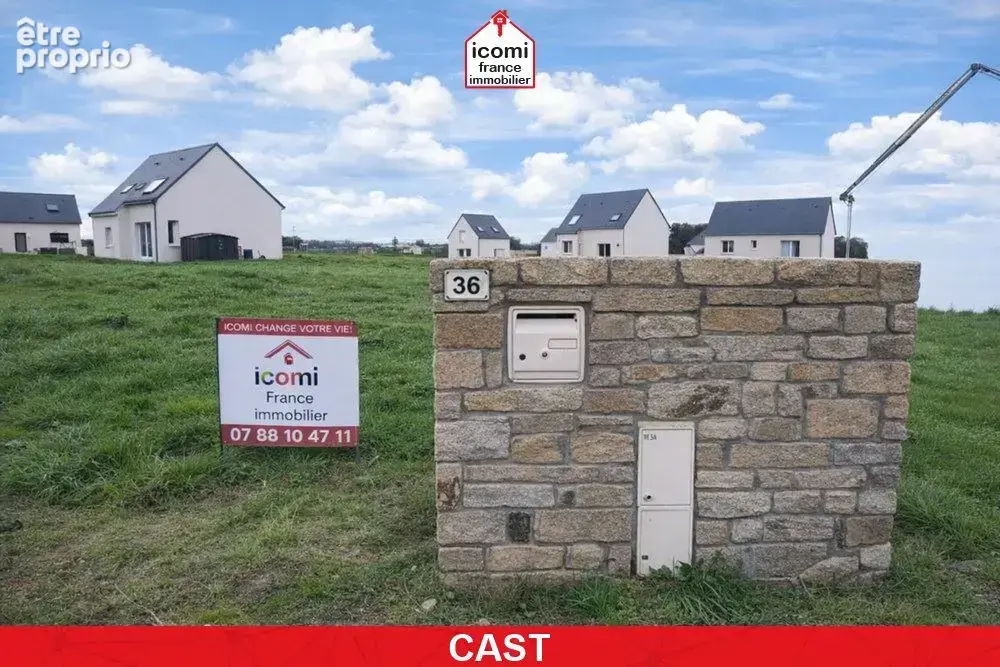 Finistere - cast (29150) - a vendre - terrain constructible - viabilise - 394 m2 - au bourg de cast- belle opportunite - photo 4