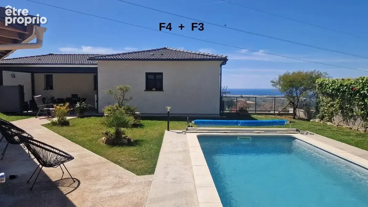 Villa F4 + F3 avec piscine vue mer - photo 1