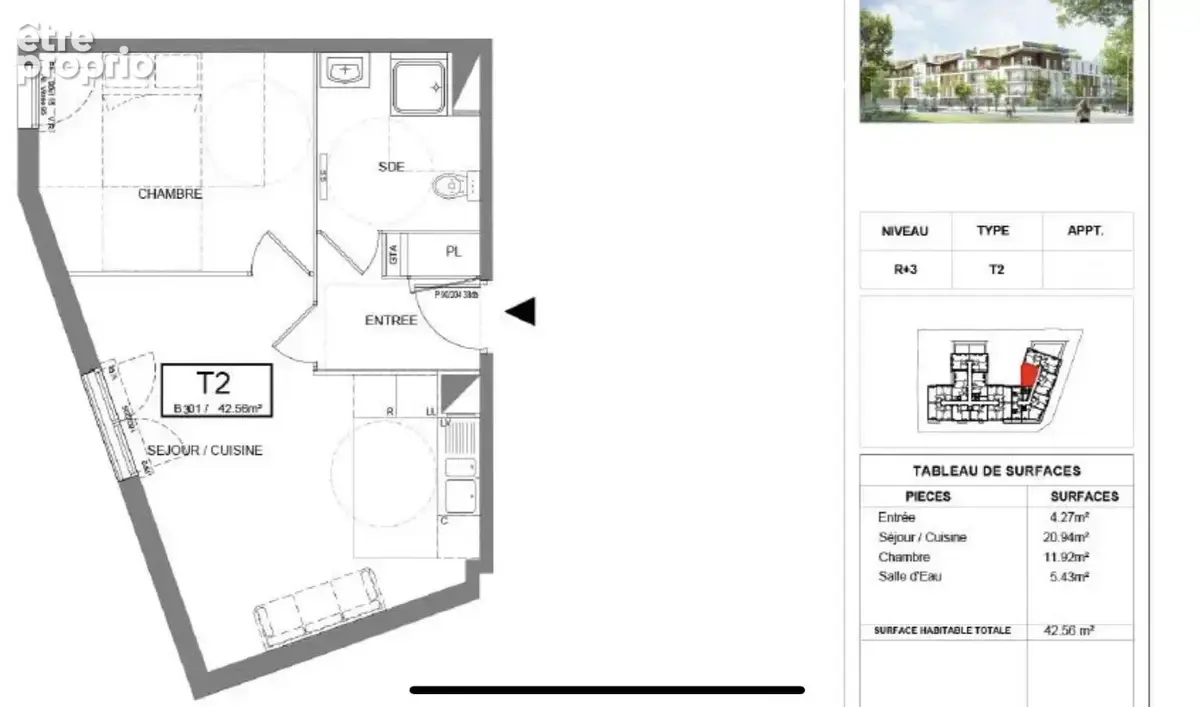 Appartement 42 m² à Villiers-Sur-Marne  - photo 4