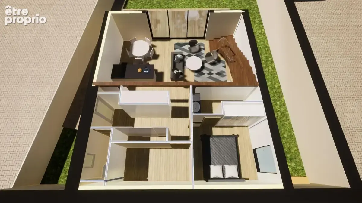 Chalet à aménager de 95 m² au sol sur 298 m² de terrain - photo 9