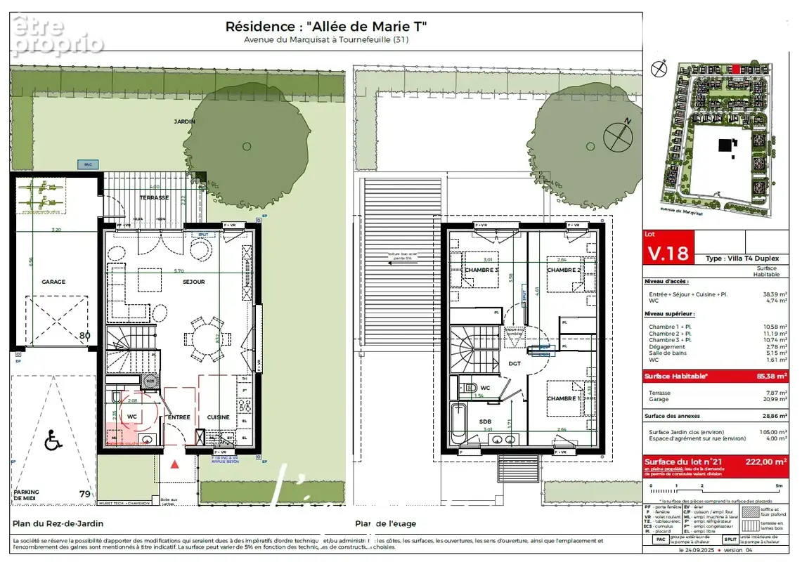 Villa T4 duplex en pleine propriété, avec jardin alliant confort et modernité - photo 5