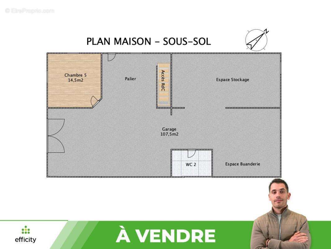 Maison 127 m² à Fontaine-Le-Comte  - photo 19