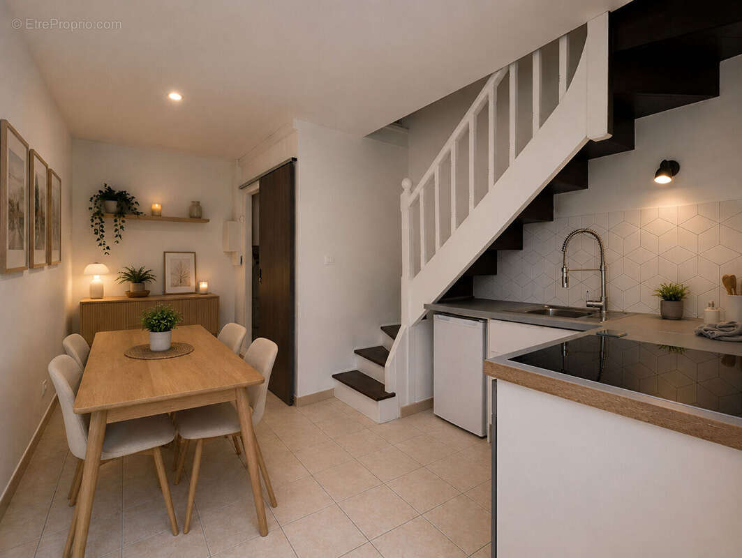 Maison au coeur de Montreuil-sur-Ille - Gare à pied  -  3 niveaux - 27 m2 - photo 6