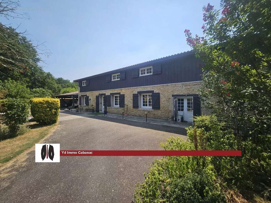 Maison à CABANAC-ET-VILLAGRAINS
