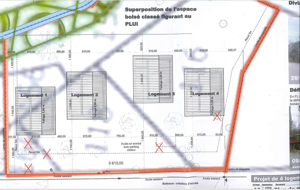 Terrain à SAUGNAC-ET-CAMBRAN