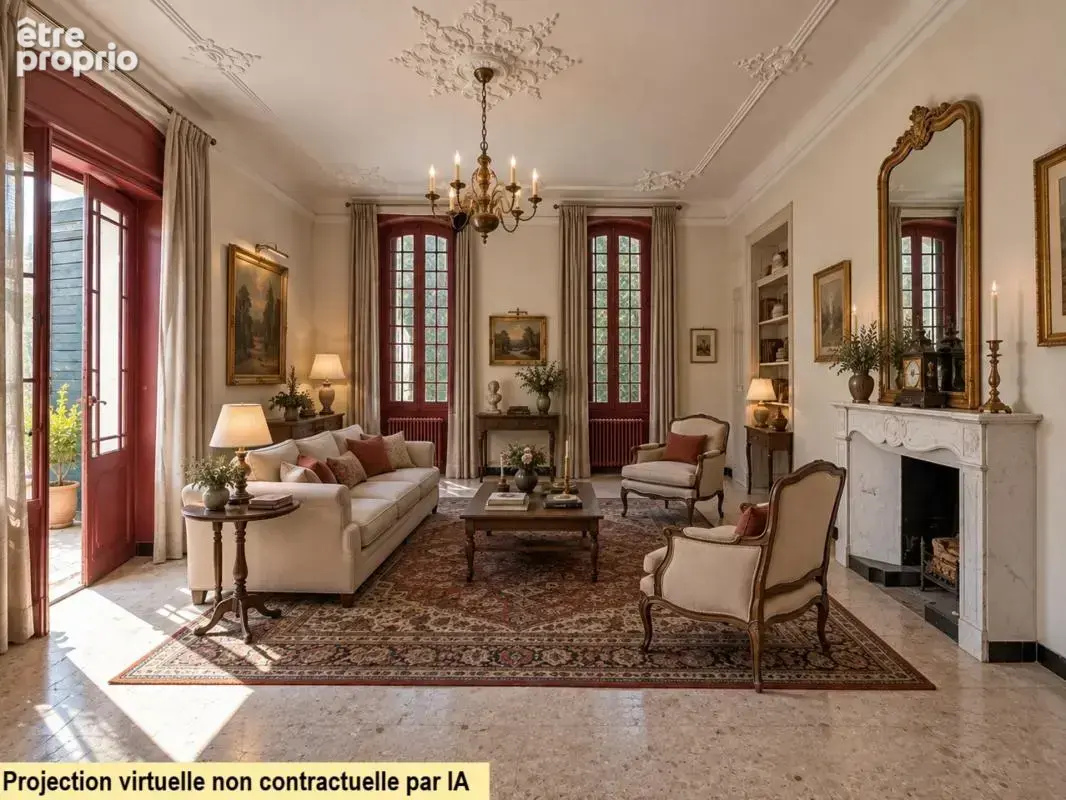 Roquemaure (30150) – hôtel particulier – 460 m² – éléments d’architecture anciens – cour intérieure – garage – terrasse – comble - photo 9
