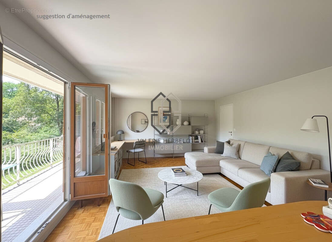 Appartement 2 pièces avec grand balcon plein sud vue sur les bords de Marne, - photo 12