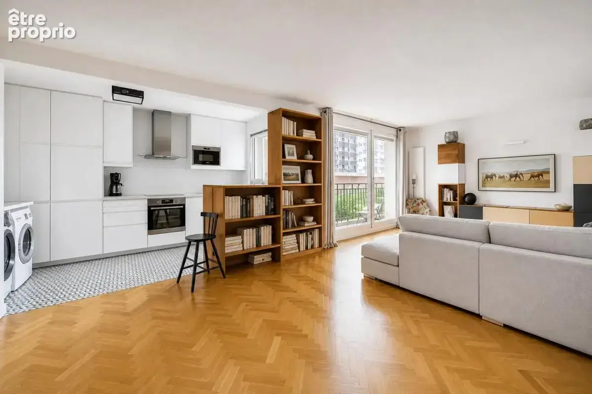 92800 - puteaux - front de seine - 4 pieces -3 chambres - balcon - photo 3