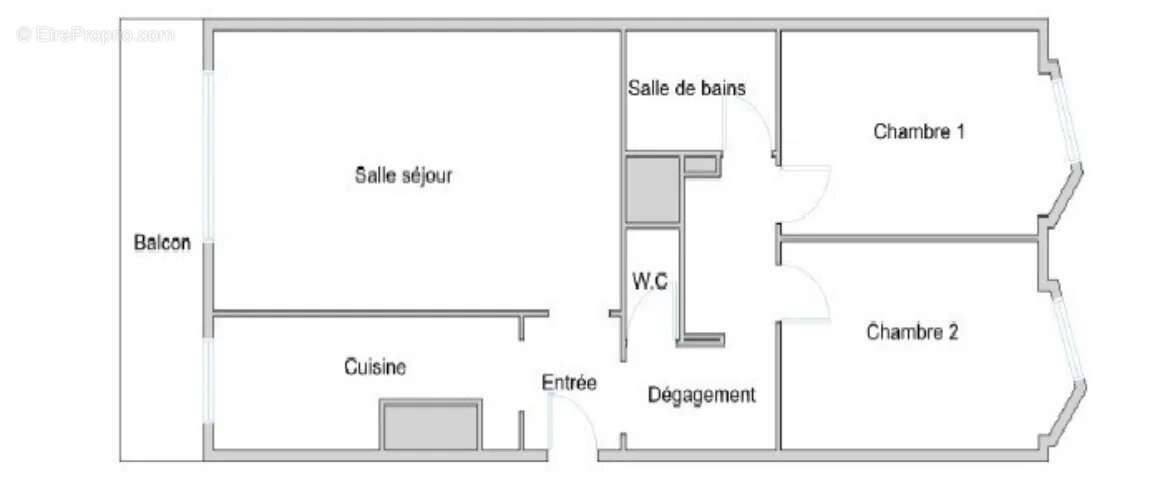 Appartement à LEVALLOIS-PERRET