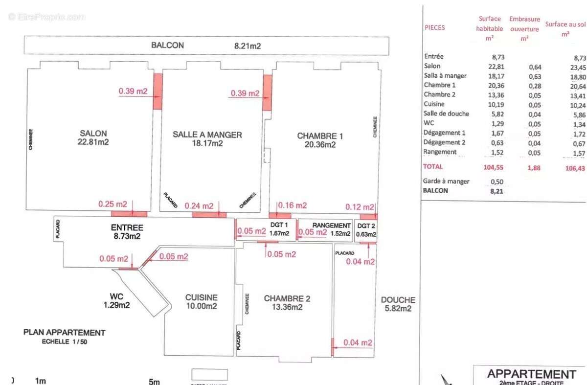 Appartement à PARIS-5E