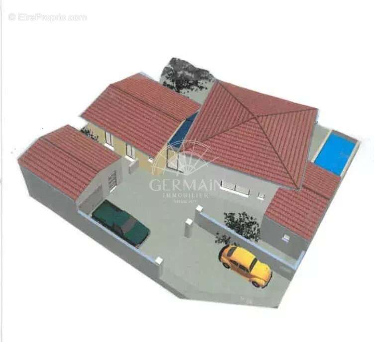 L'Isle-sur-la-Sorgue, terrain constructible de 726 m² viabilisé avec permis accordé - photo 3