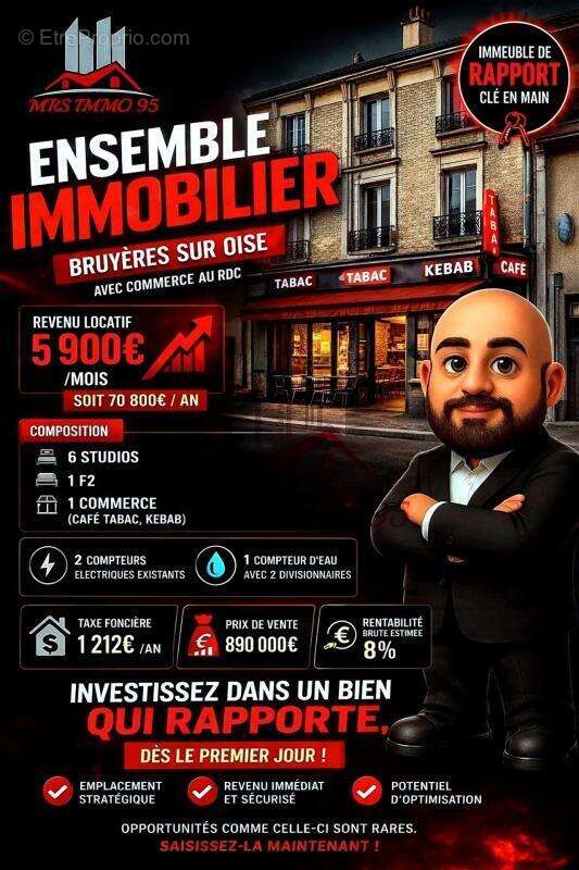 Commerce à BRUYERES-SUR-OISE