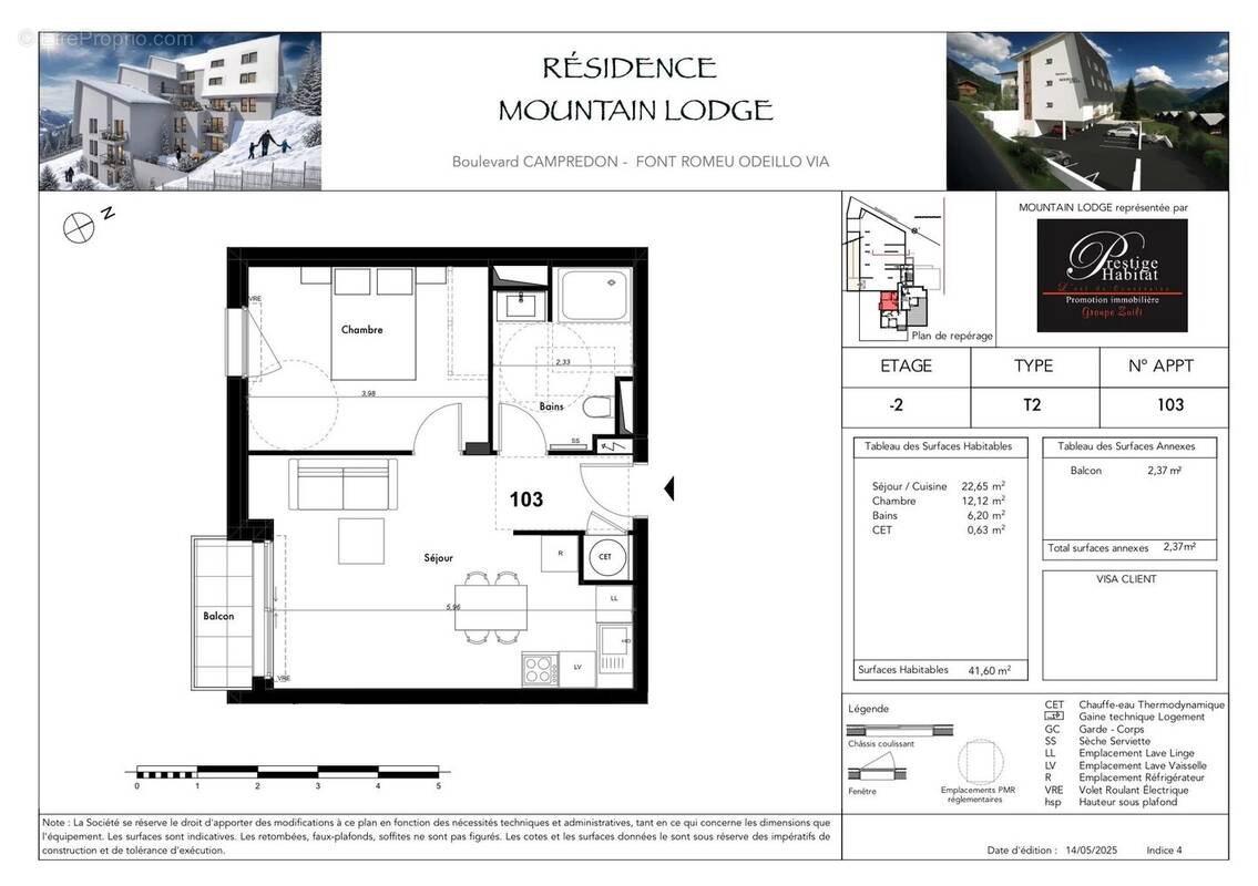 Appartement à FONT-ROMEU-ODEILLO-VIA