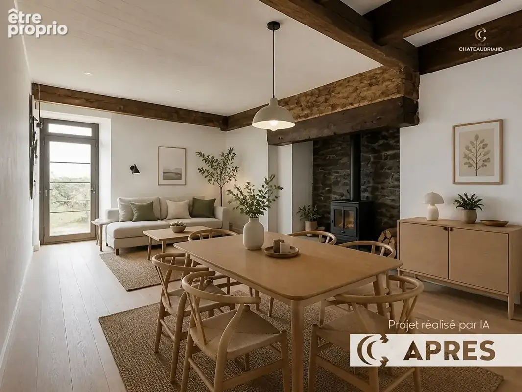 Maison à rénover à Saint-Aubin-d'Aubigné - Grand terrain de 1600 m² - photo 3