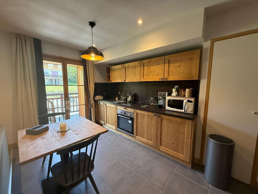 Combloux 74920, studio meuble avec balcon et parking en sous sol - photo 9