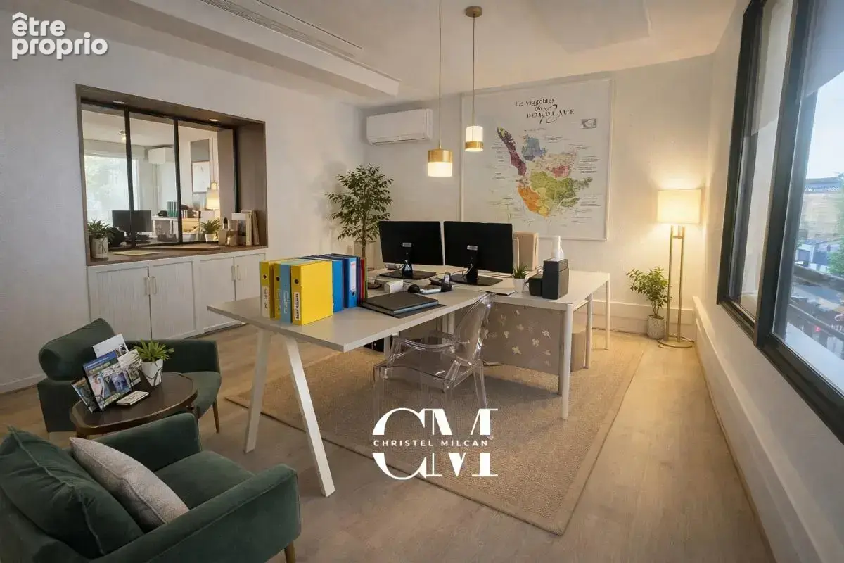 BUREAUX/APPARTEMENT- T3- Bordeaux- Caudéran - parc Bordelais - parking - 90 m2 - photo 3